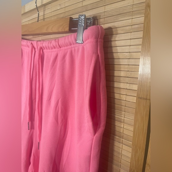 JEKAOYI Wide Leg Sweatpants Women High Waisted Baggy pink pants NWT medium - Picture 3 of 8